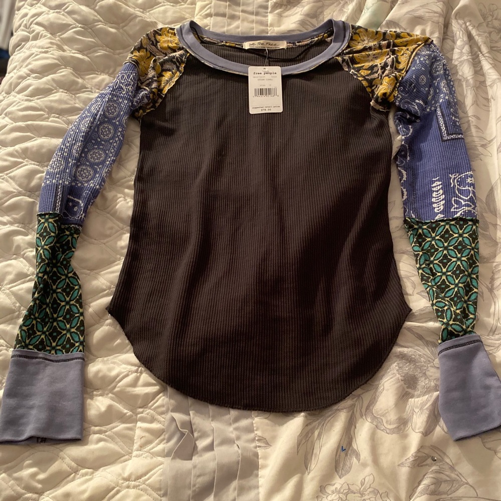 Free People Ling Sleeve T Shirt